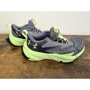 Kids Under Armour Scramjet‎ 6 11K Shoe Green Grey